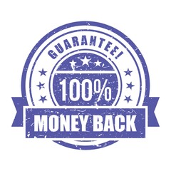 money back guarantee label