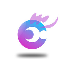 Fototapeta premium Letter E Logo Vector - Colorful Modern Logo