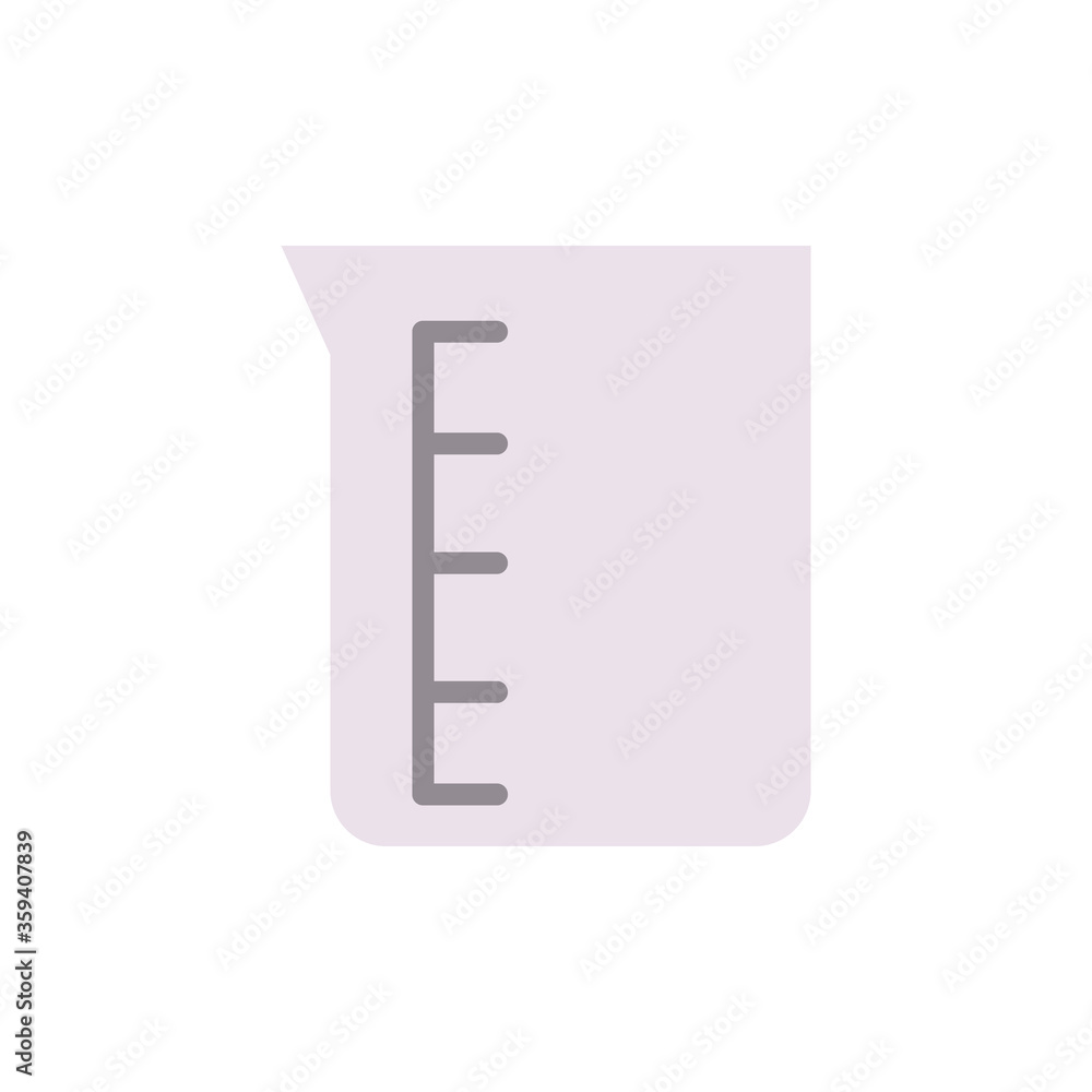 Poster flask, glass icon. simple line, outline vector elements of stinks icons for ui and ux, website or mo