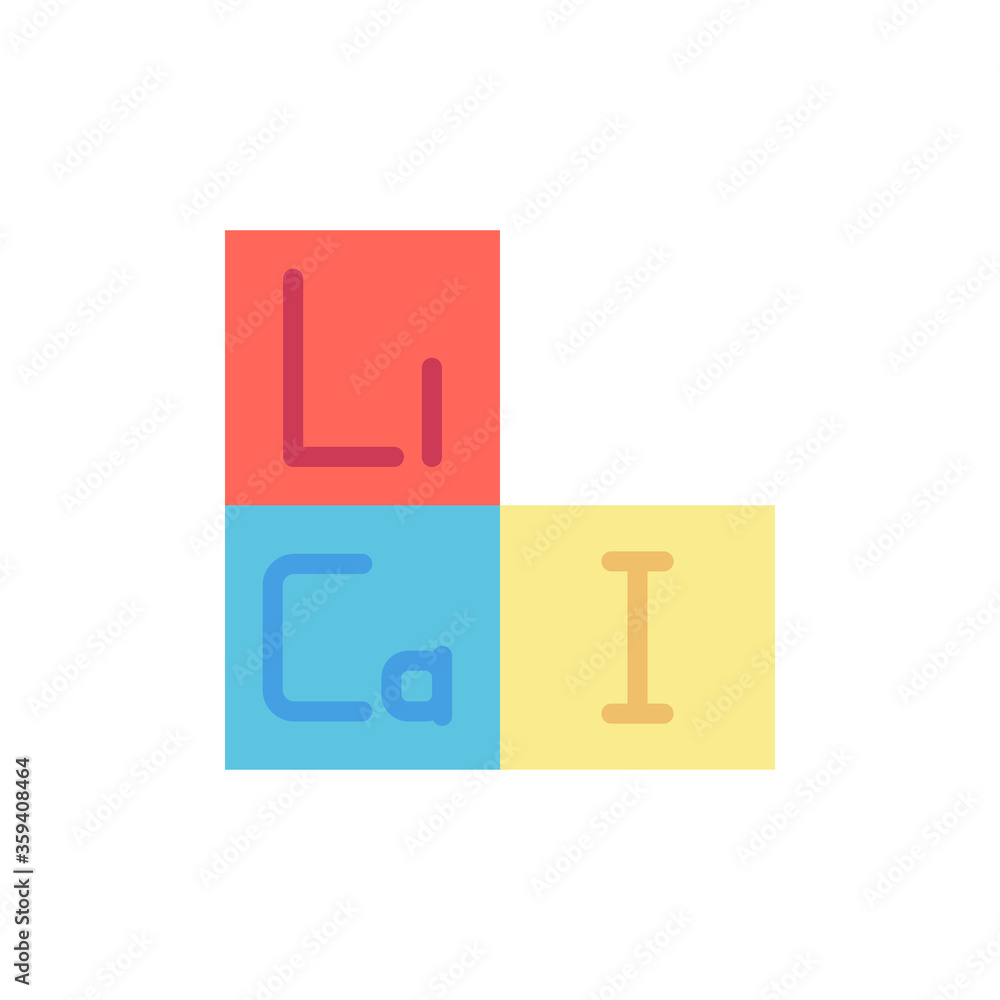 Poster elements, chemistry icon. simple line, outline vector elements of stinks icons for ui and ux, websit