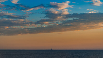 oil factory in the sea