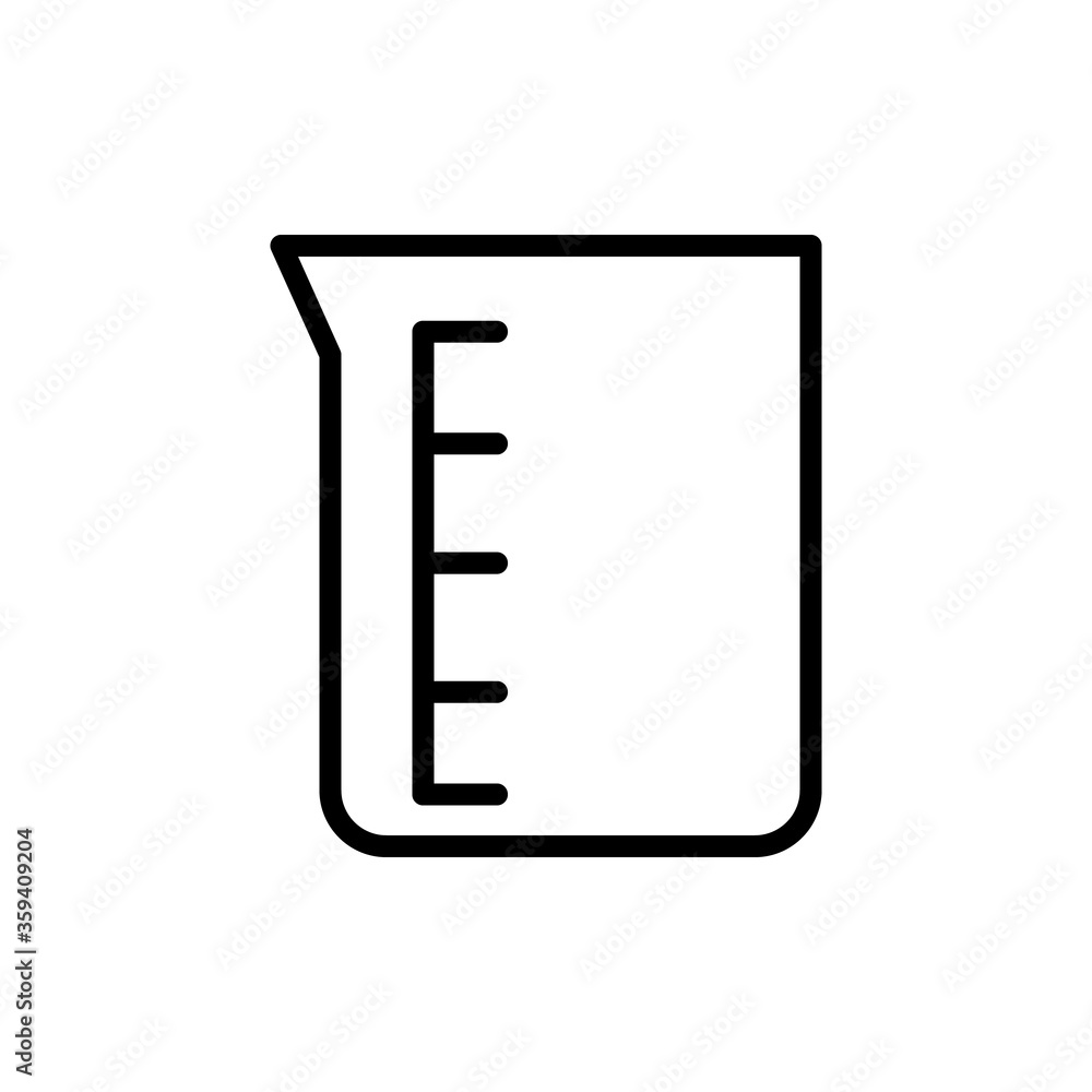 Poster flask, glass icon. simple color vector elements of stinks icons for ui and ux, website or mobile app