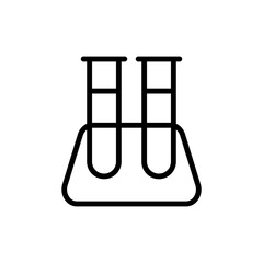 Flask, chemistry icon. Simple color vector elements of stinks icons for ui and ux, website or mobile application