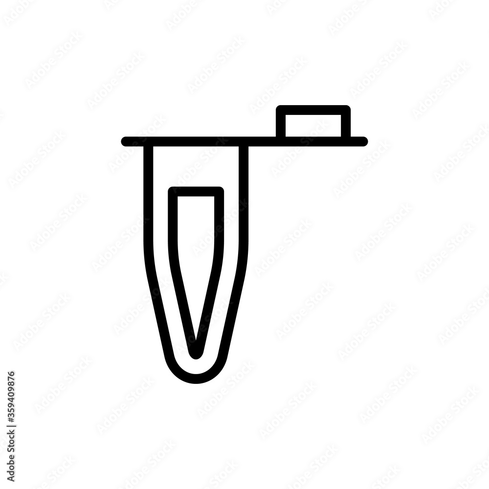 Poster vial, chemistry icon. simple color vector elements of stinks icons for ui and ux, website or mobile 