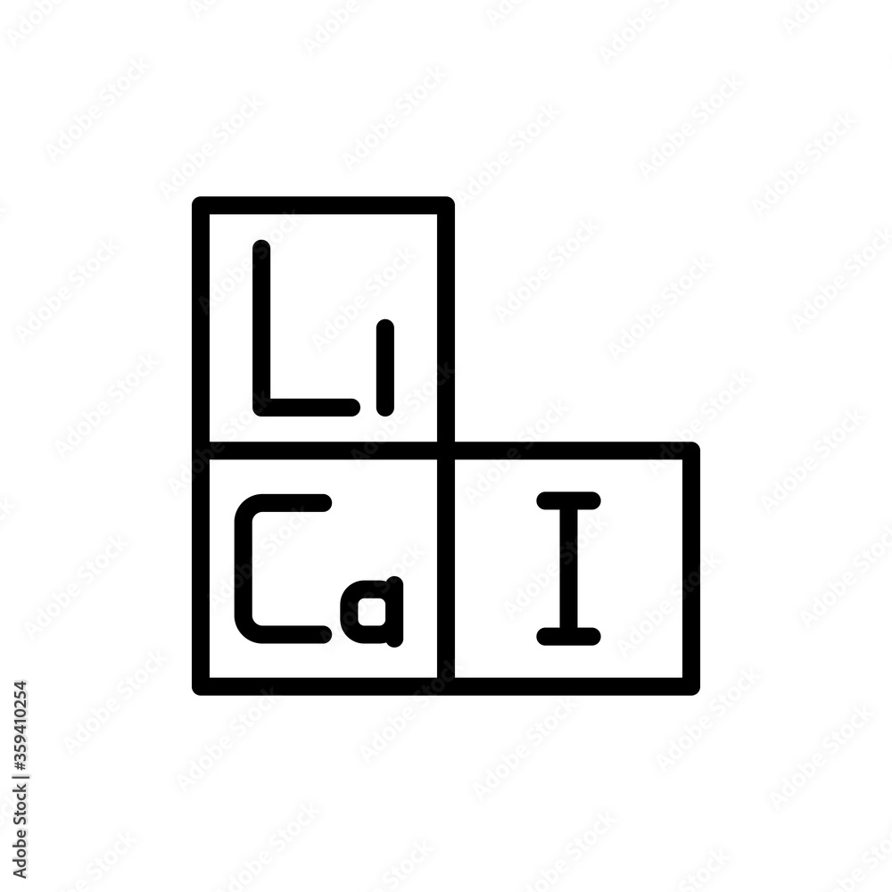 Poster elements, chemistry icon. simple color vector elements of stinks icons for ui and ux, website or mob