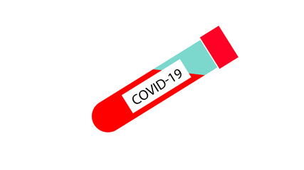 coronavirus covid 19 infected blood sample in sample tube 