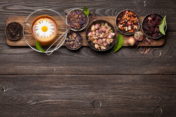 Various herbal tea