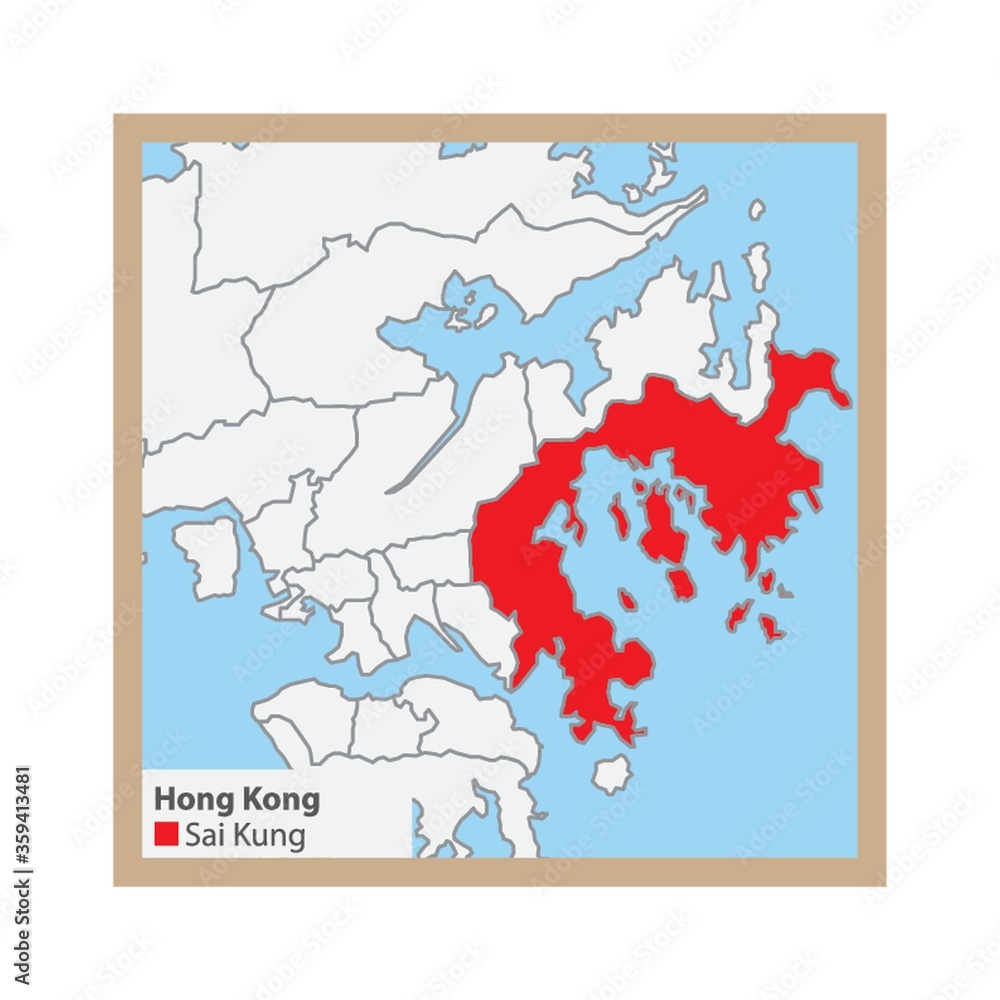 Poster sai kung state map