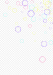 Colored Round Sphere Realistic Transparent 