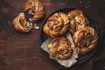 Kanelbullar, swedish cinnamon and cardamon buns