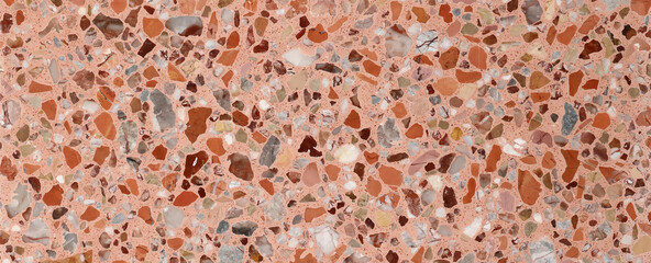 pink Terrazzo Cement texture background