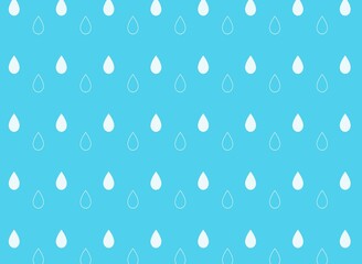 seamless pattern with drops on blue background