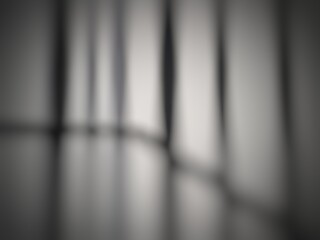 Blurred black and white abstract wall texture background.