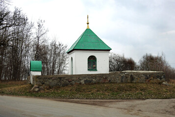 wybudowana w 18 wieku kaplica prawoslawna pod wezwaniem swietej barbary w miejscowosci baciuty na podlasiu w polsce