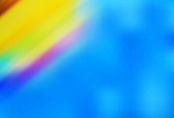 Light Blue, Yellow vector glossy abstract layout. Modern abstract illustration with gradient. Elegant background for a brand book.