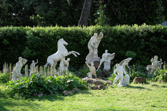 Consulto escult&oacute;rico en Villa medici Roma