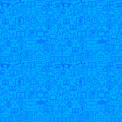 Obraz premium Freelance Line Seamless Pattern