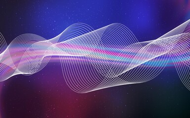 Light Purple, Pink vector modern elegant background. New colored illustration in blur style with gradient. Elegant background for a brand book.