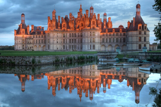 Chateau de Chambord, France, one of the most beautifull Rennaissance castles in Loire Valley.