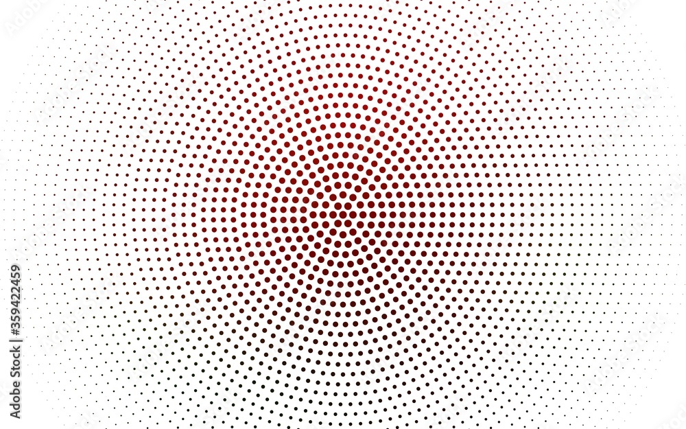 Poster dark brown vector template with circles. blurred decorative design in abstract style with bubbles. p