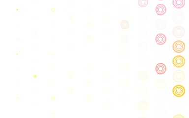 Light Green, Red vector template with circles.