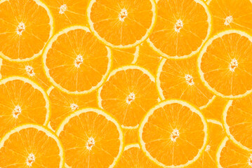 The fruit that is eaten is fresh, moist and  sweet flavor background Orange.