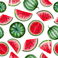 watermelon seamless pattern
