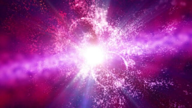 nebula in space abstract light motion