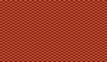 Red brick plastic texture repeat carbon, block geometric seamless virtual background for online conferences, online transmissions. Abstract design vector illustration
