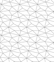 Obraz premium Repetitive Fashion Vector Polygon Background Texture. Repeat Classic Graphic Continuous Deco Pattern. Continuous Decorative 