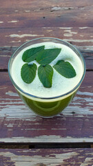 Green Tea leaves Matcha and Mint