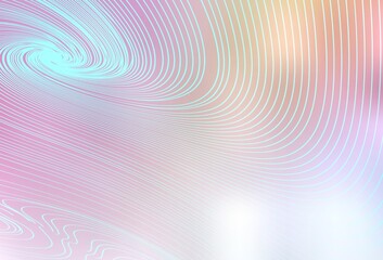 Light Pink, Yellow vector background with lines.