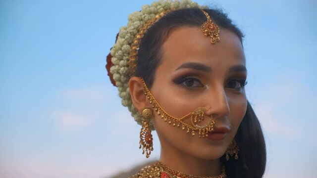  beautiful model in indian style