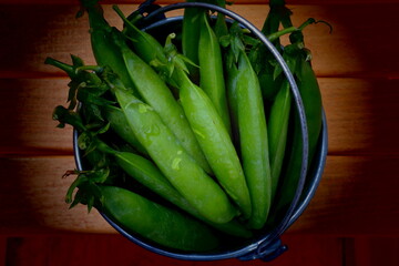 fresh green peas