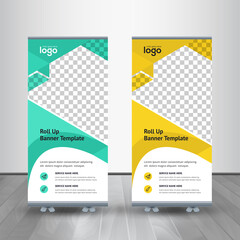 Creative Business Agency Roll-up Banner for Marketing,