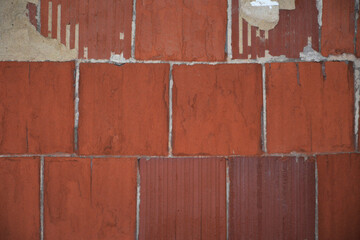 red brick wall