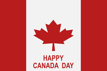 Fototapeta na wymiar happy Canada day