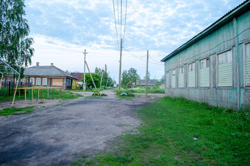 Sport Area of Vytegra School #2, Russia, Vologda oblast, 2014. 