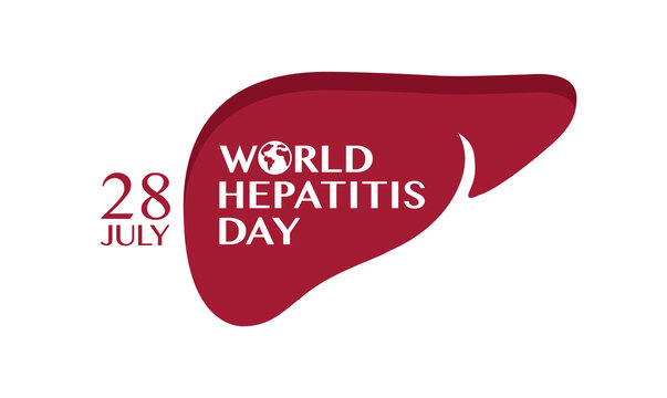 World hepatitis day background template vector design, with minimalist & modern concept for cover, backdrop, banner. World map inside the Lung.