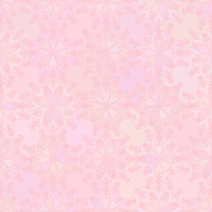 Abstract vector background Seamless oriental texture Pink color