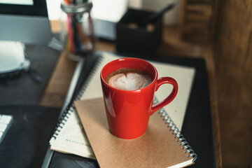 Coffee and coffee maker in the house,Coffee in the house
