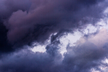 Colorful cloudy sky as background