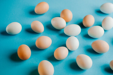 color eggs for holiday easter, background