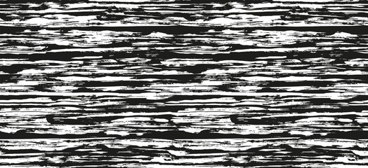 Hand drawn seamless pattern. Vector shabby dirty texture, endless background painted by ink. Black and white abstract grunge sketch