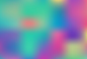 Light Blue, Yellow vector blurred bright pattern.