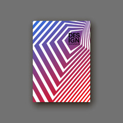 Minimal modern cover design. Dynamic colorful gradients. Future geometric patterns. poster template design.