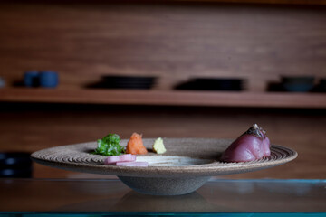 chef preparing japanese food