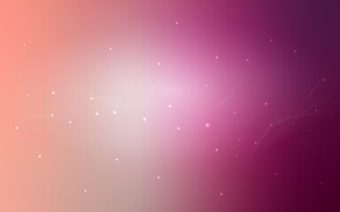 Fototapeta premium Light Pink vector background with bubbles. Blurred bubbles on abstract background with colorful gradient. The pattern can be used for aqua ad, booklets.