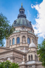 Fototapeta premium The dome of the St. Stephen's Basilica in Budapest, Hungary, Europe.