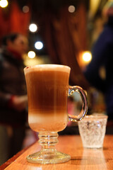 cup of coffee with chocolate